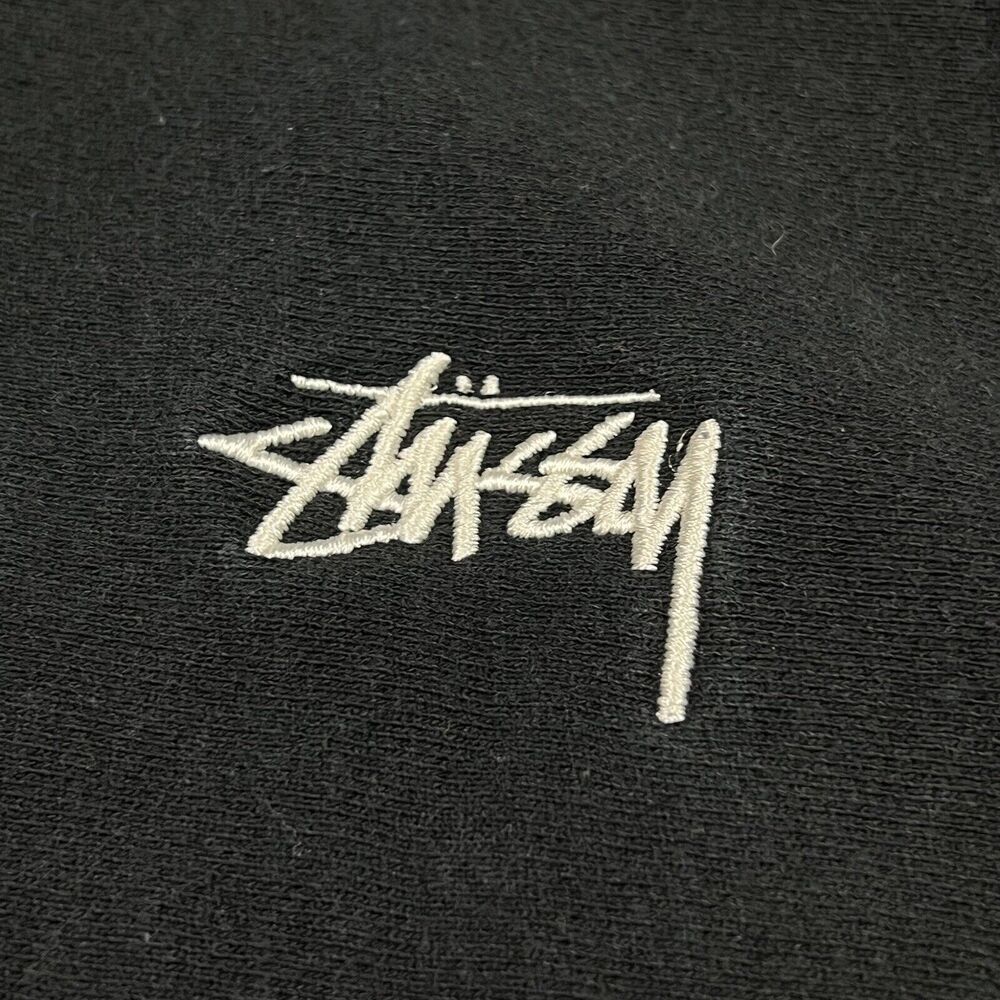 Stussy Essential Basic Embroidered Logo Hoodie Pu… - image 7